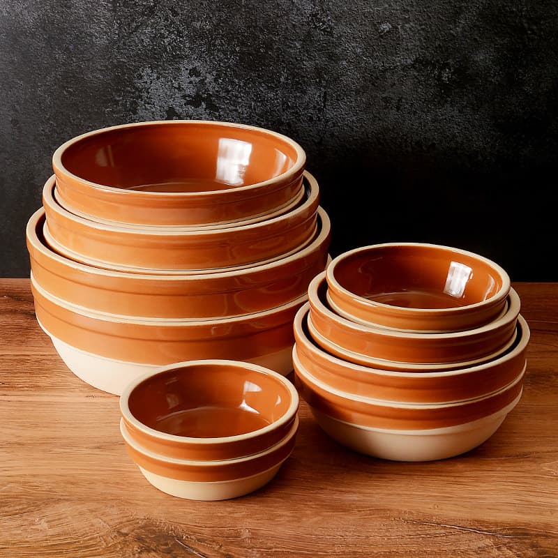 Wholesale Bowls Customizable LOGO Restaurant Steamed Rice Bowl Ceramic Steaming Dish Braised Pork Earthenware with Lid High-Temperature Braised Pork Bowl
