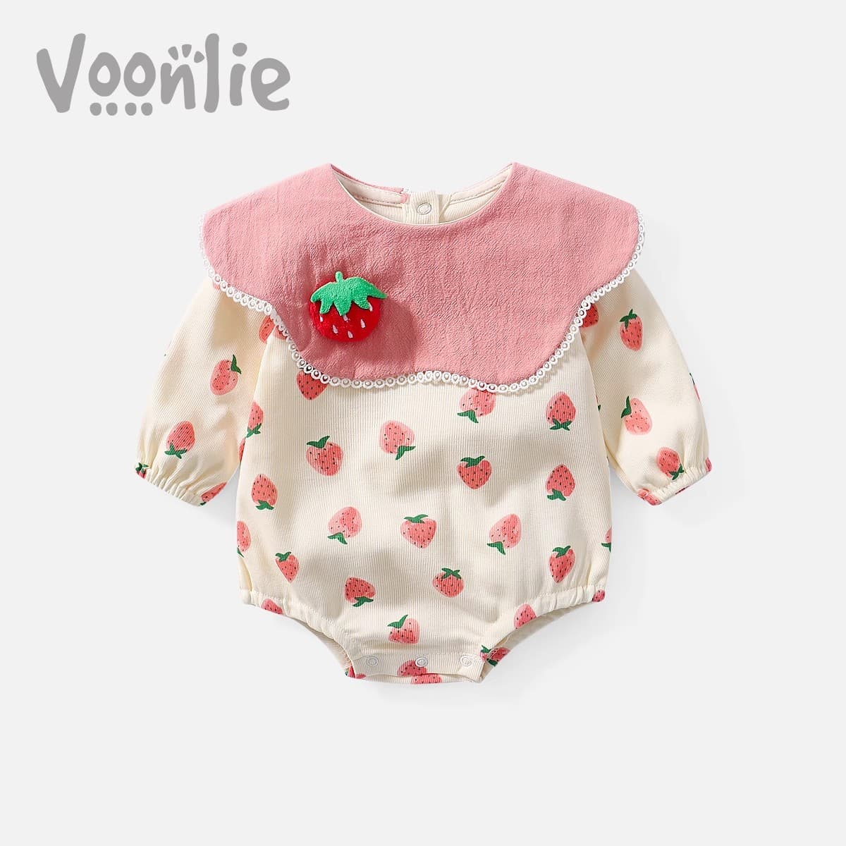 Baby Romper Spring and Autumn Style, Adorable Full Moon 100 Days Princess Baby Girl Clothes, Bodysuit Outfit