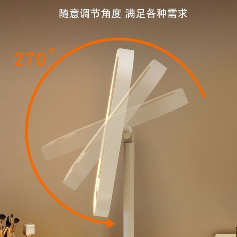 Smart Makeup Mirror with Light for Women Bedroom Vanity Mirror Student Dorm Desk Illuminated Small Mirror