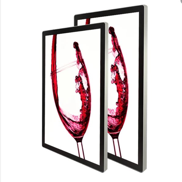 Ultra-thin Light Box Wall Mounted Photo Frame Advertising