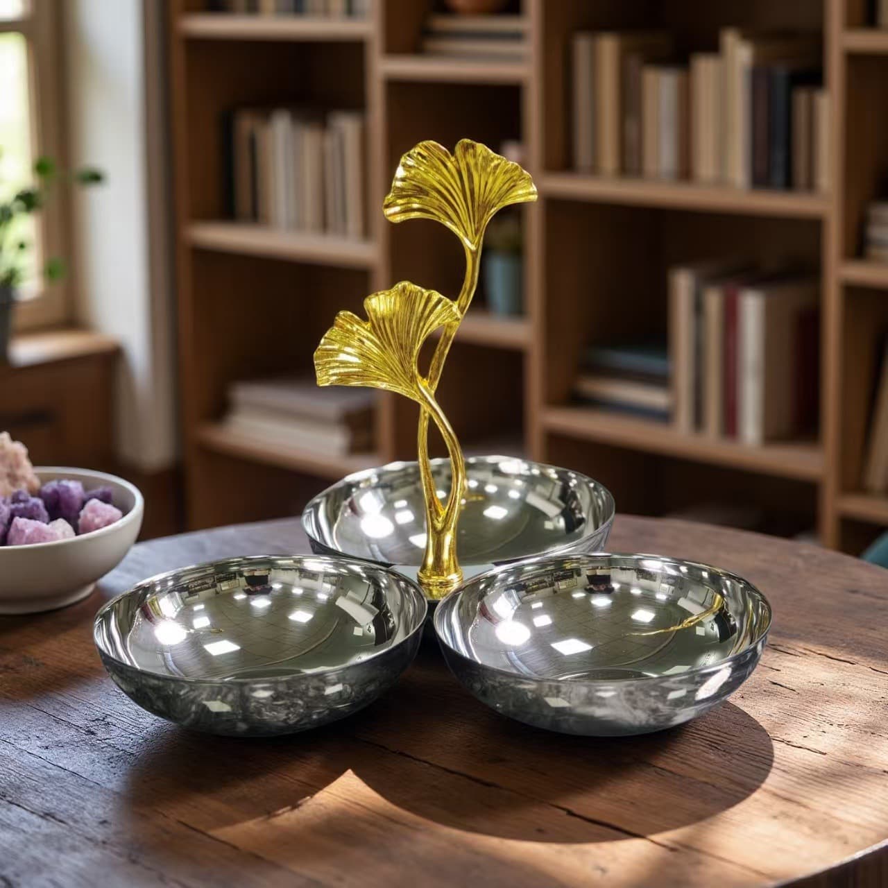Cross-border export European snack bowl fruit plate decoration for hotels, homestays, cafes, snack tray, dried fruit bowl ornament