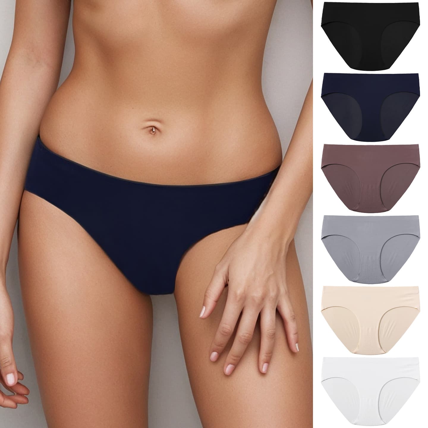 Drop Shipping Europe and America Ice Silk Seamless Low Waist Plus Size Women's Triangle Panties Sexy Breathable Sports Underwear Factory Direct