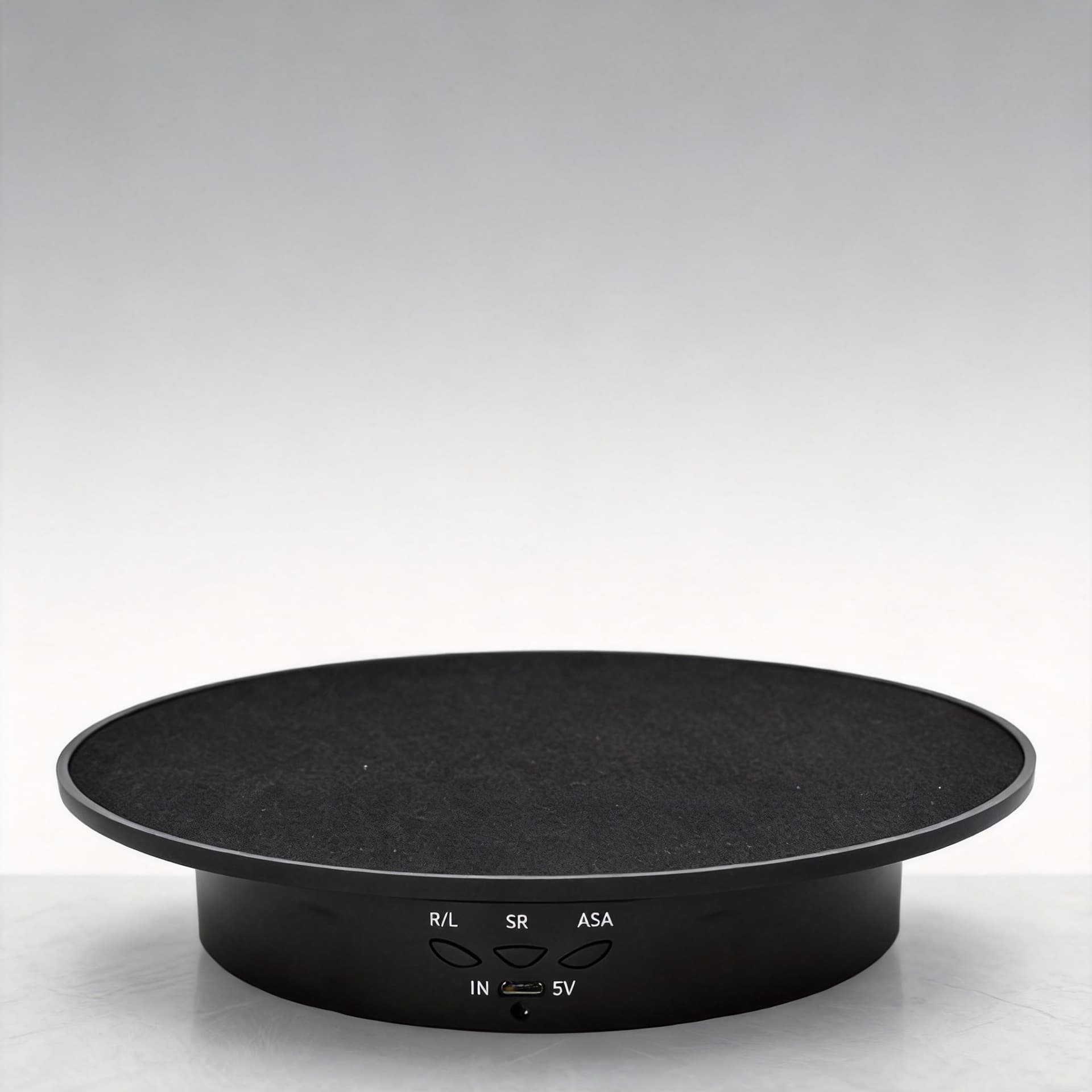 Motorized Display Stand with Adjustable Speed and Angle, Smart Charging Turntable, Head Model Jewelry Panoramic Rotating Product Video Live Streaming