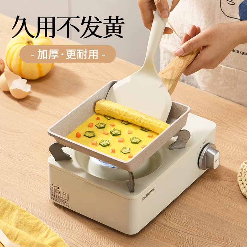 Wholesale Japanese Tamagoyaki Non-Stick Frying Pan, Square Steak Frying Pan, Maifanshi Breakfast Skillet, Egg Roll Frying Pan