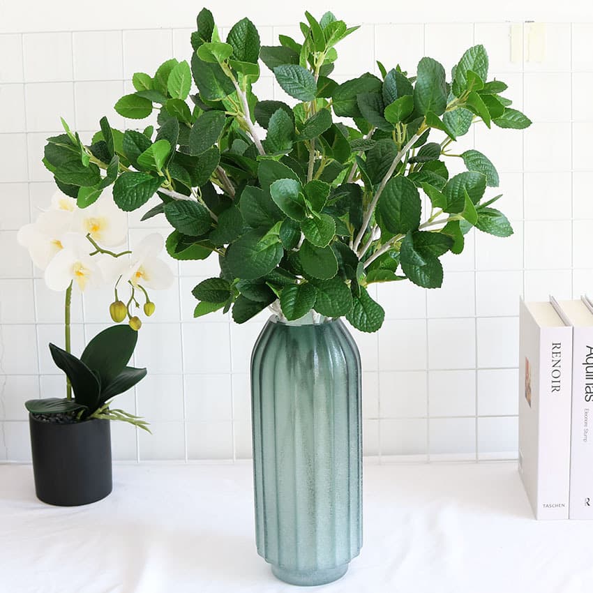 Faux Mint Leaves, Artificial Leaves, Artificial Plants, Greenery, Floral Arrangement Accessories, Simulation, Wholesale