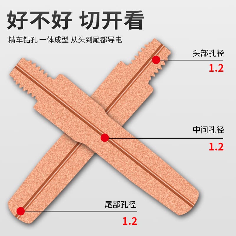 9P1E MIG Welding Coated Contact Tip Gas Shielded Welding Torch Accessories Pure Copper 0.8/1.0/1.2 Non-Stick Spatter Contact