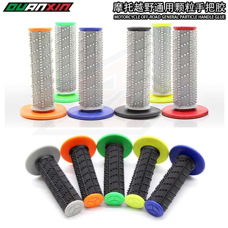 Motorcycle Modification Handlebar Grips, Off-Road Handle Grips, Granular, Universal, Factory Direct