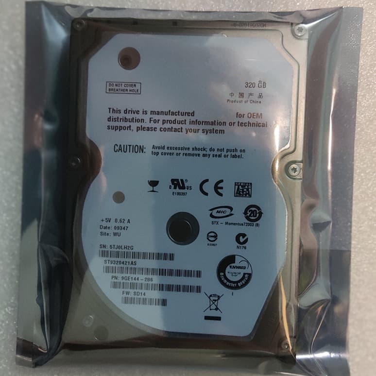 Laptop Hard Drive ST 320GB SATA 2.5-inch 9mm