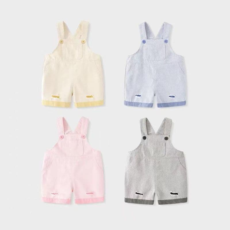 Children's Suspenders Shorts 2026 Summer New Style Baby Cute Fashionable Denim Shorts