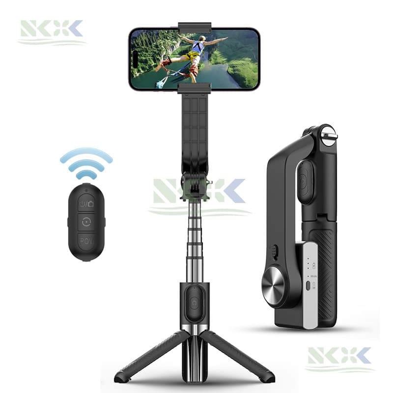 Gimbal Stabilizer Cross-border Gimbal Phone Stabilizer Anti-shake Selfie Stick Tracking Live Streaming Stabilizer