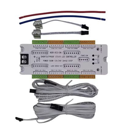 32-way stair controller Intelligent induction stair controller Anti-short circuit LED step light control