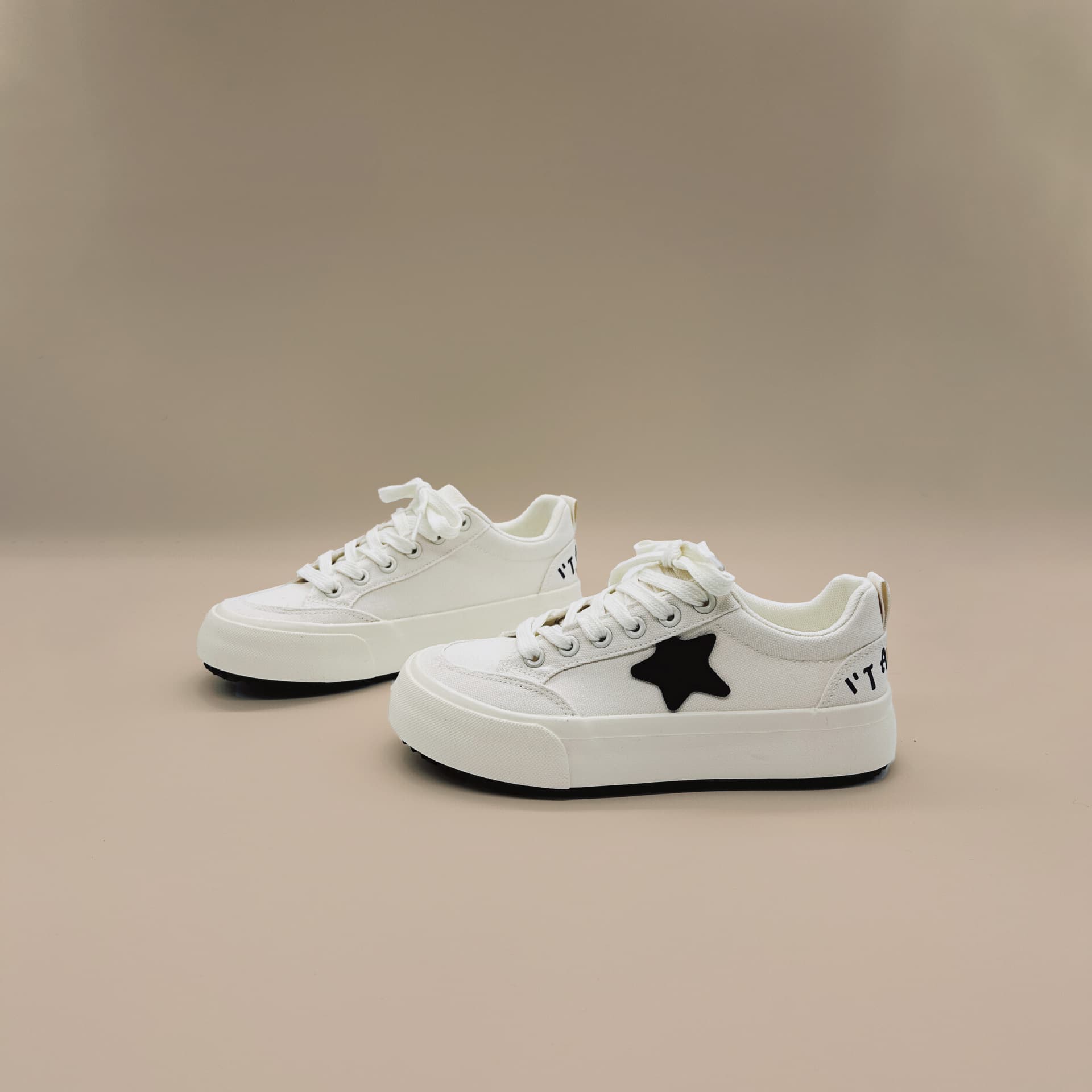 8222 Star Canvas Shoes Women 2023 New Spring Autumn ulzzang Versatile ins Trendy Niche Design Flat Sole Sneakers