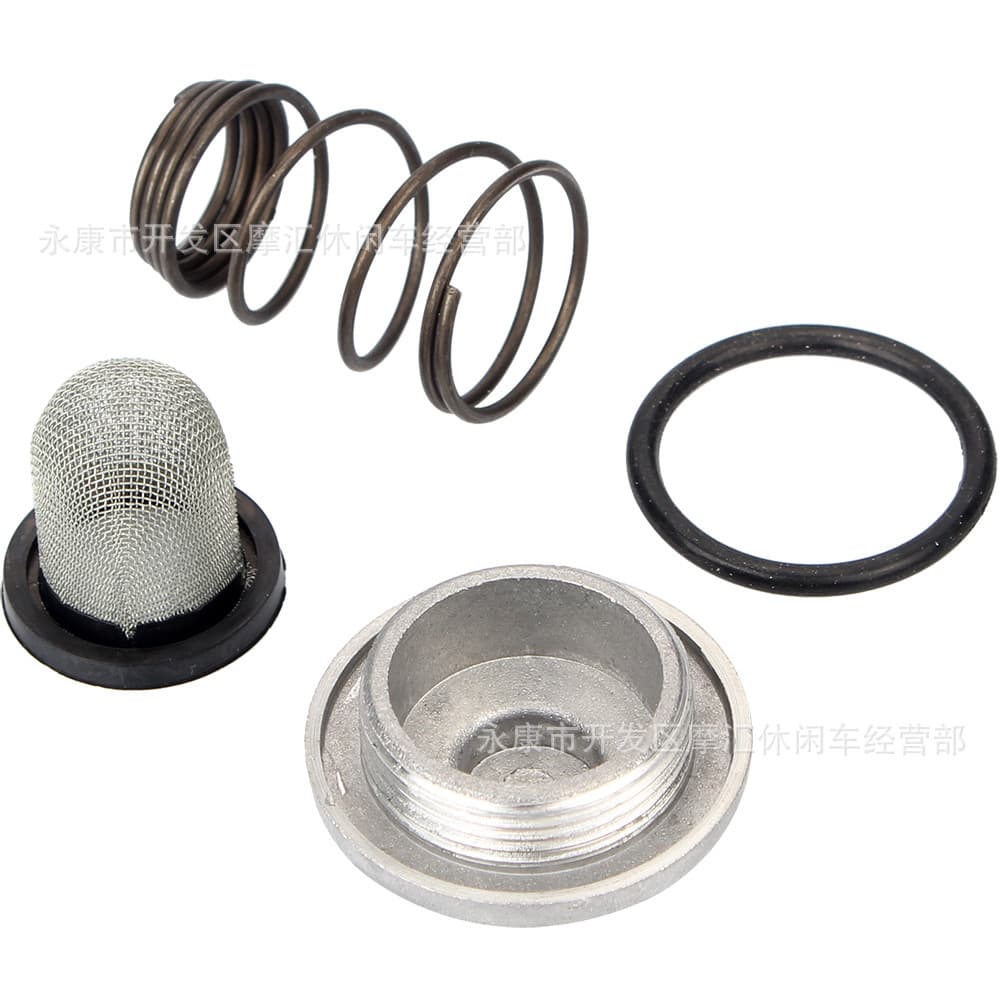 Scooter Parts GY6 50 80 125 150CC Oil Filter Screen Gear Oil Left Crankcase Drain Plug