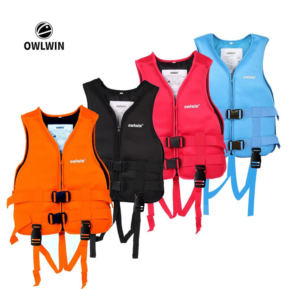 Unisex Life Vest Suitable For All Ages High-visibility Bright Yellow Reflective Strips Lightweight Durable