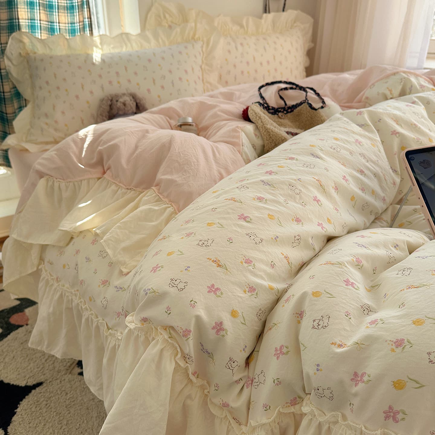 Princess Style Lace Bedding 4-Piece Set 2026 New Bed Sheet Duvet Cover Pillowcase 3-Piece Set All-Season