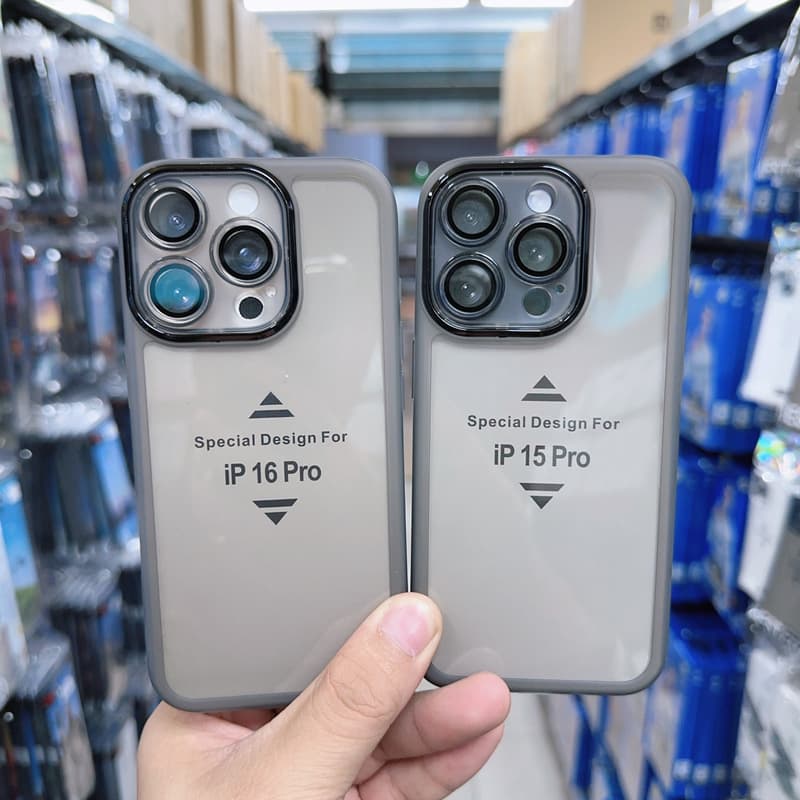 Good partner mobile phone case with lens film electroplating protective cover suitable for iPhone17 Apple 16Promax soft shell 15