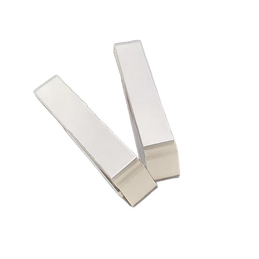 Factory direct bulk stainless steel transparent double-sided adhesive clips, rust-proof for wood and elastic use