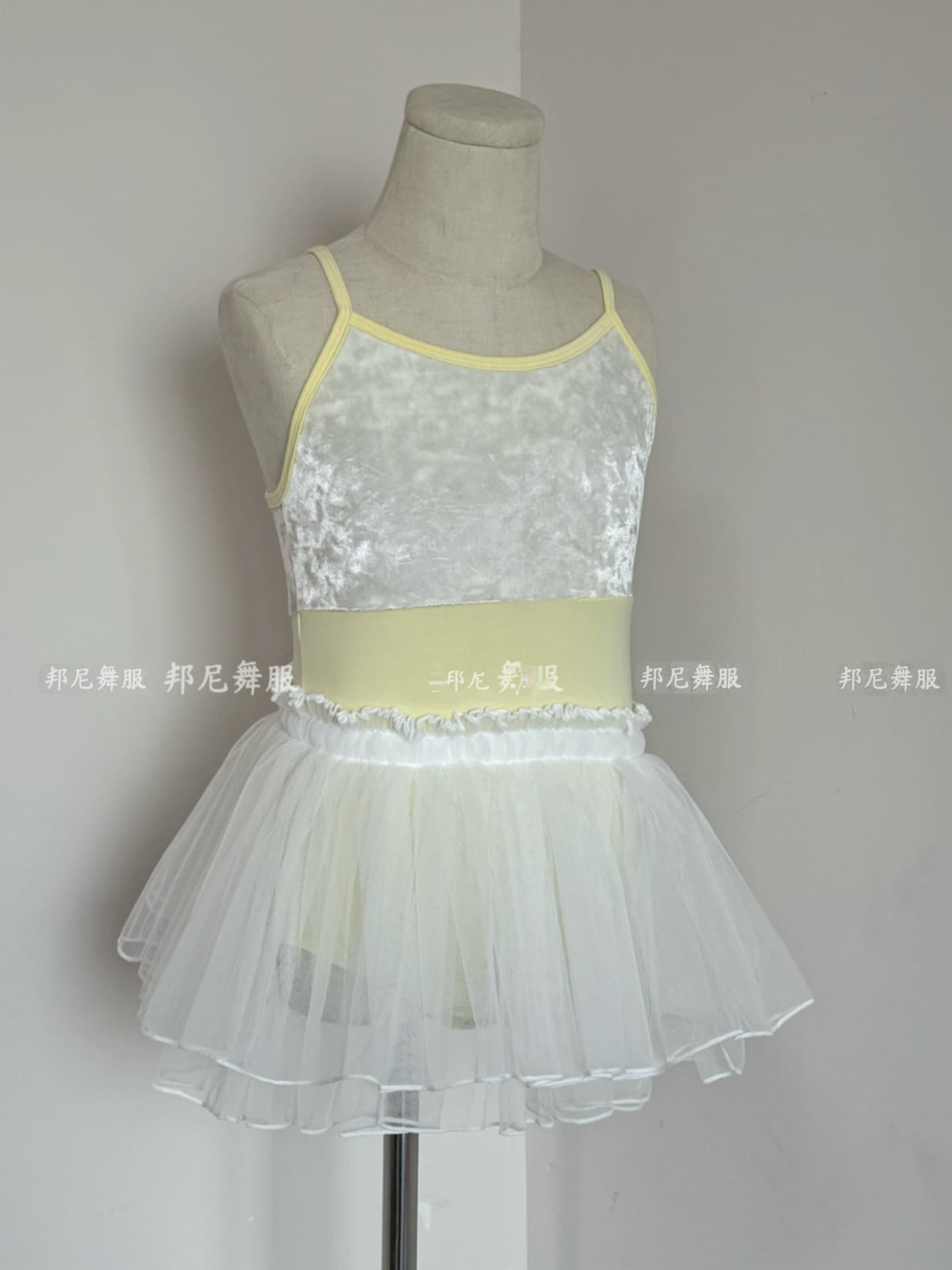 Bonnie Dance Costume Children's Dance Costume Velvet Suspender Bodysuit Girls' Ballet Practice Clothes with Lining