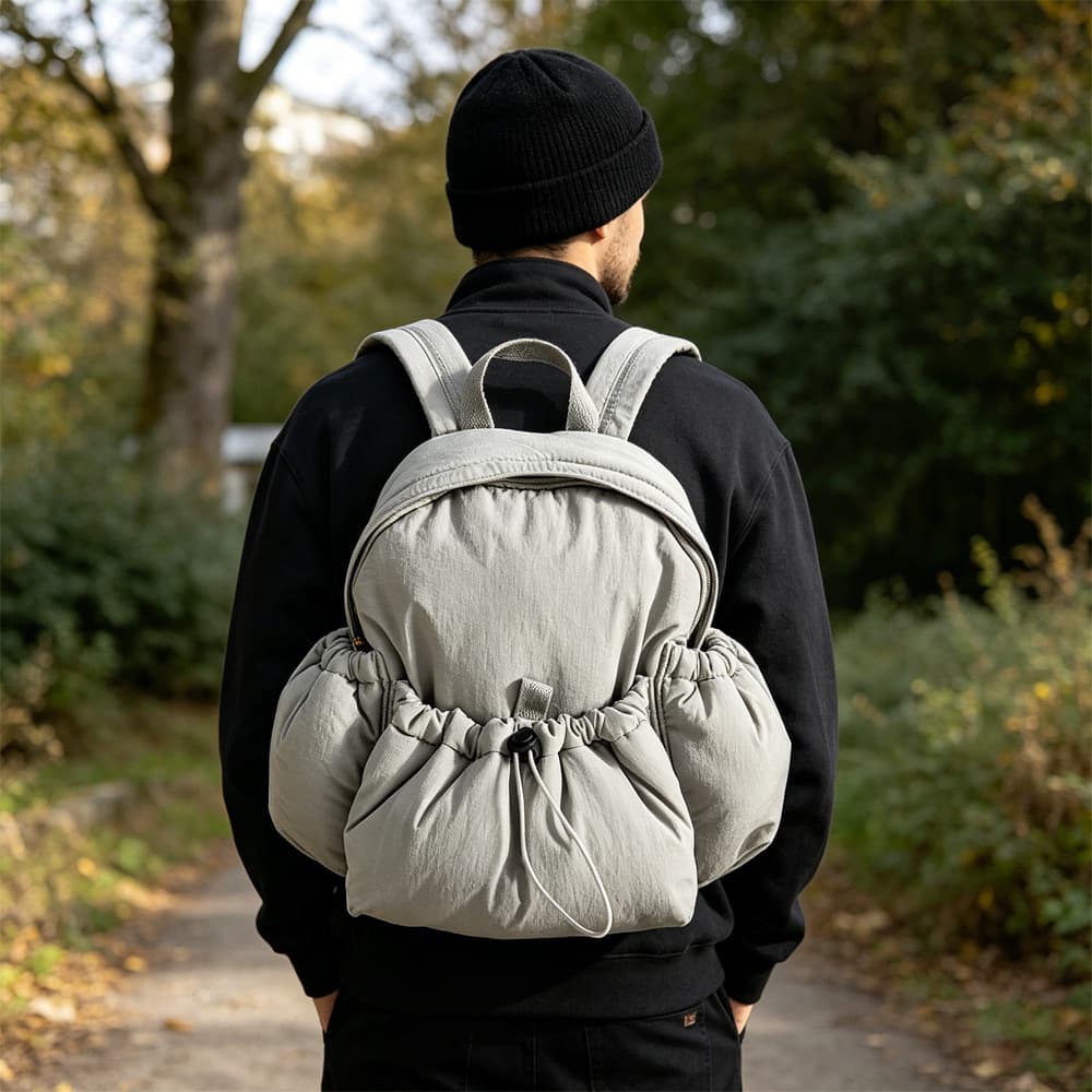 Puff Backpack Lightweight Bag for Women Fashion Trendy College Style Casual Outdoor Hiking Backpack Men's Sports Mountaineering Bag