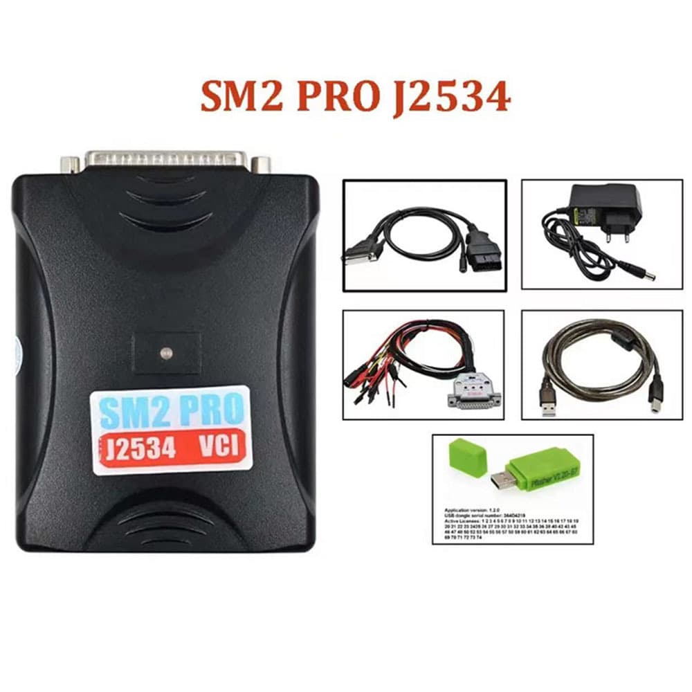 Foreign trade SM2 PRO J2534 VCI Pcm ECU Programmer V2.21.22 PCM TOOL