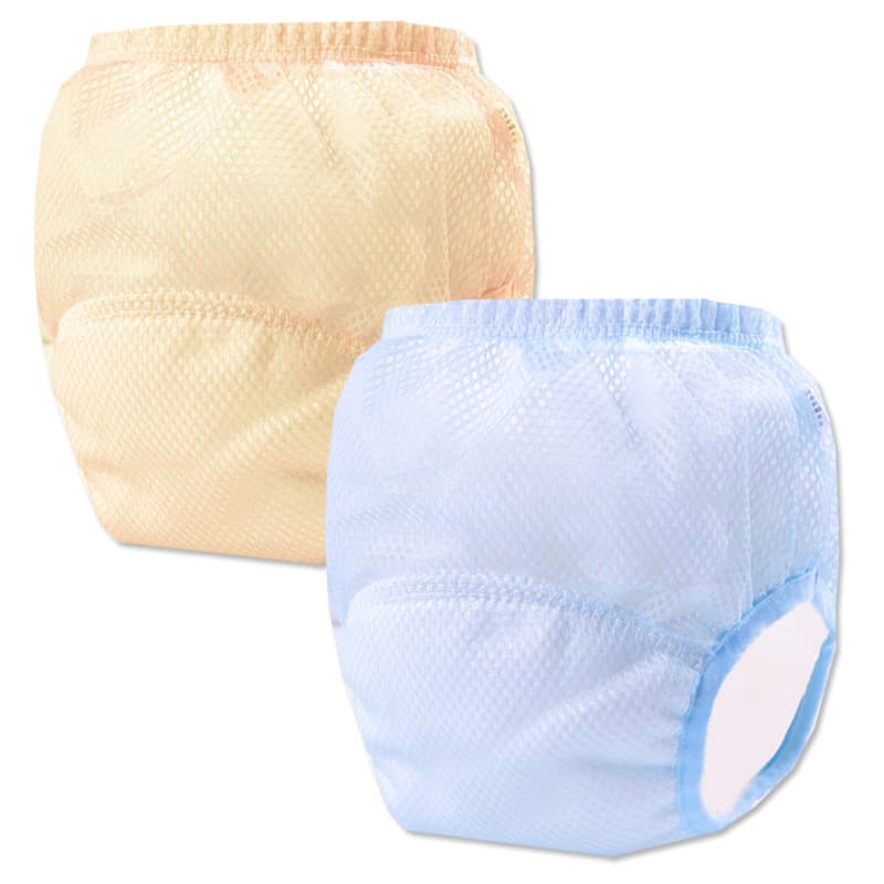 Children's potty training pants breathable baby unisex infant kids learning pants diaper-proof cover breathable mesh
