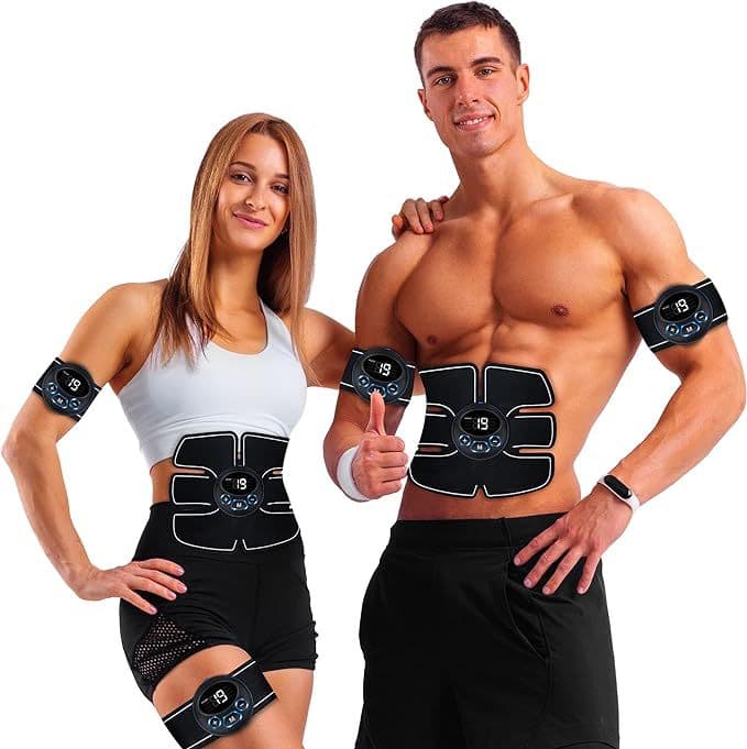 EMS Abdominal Trimmer Home Fitness Equipment Fat Burning Machine Muscle Stimulator Easy to Use Portable And Lightweight