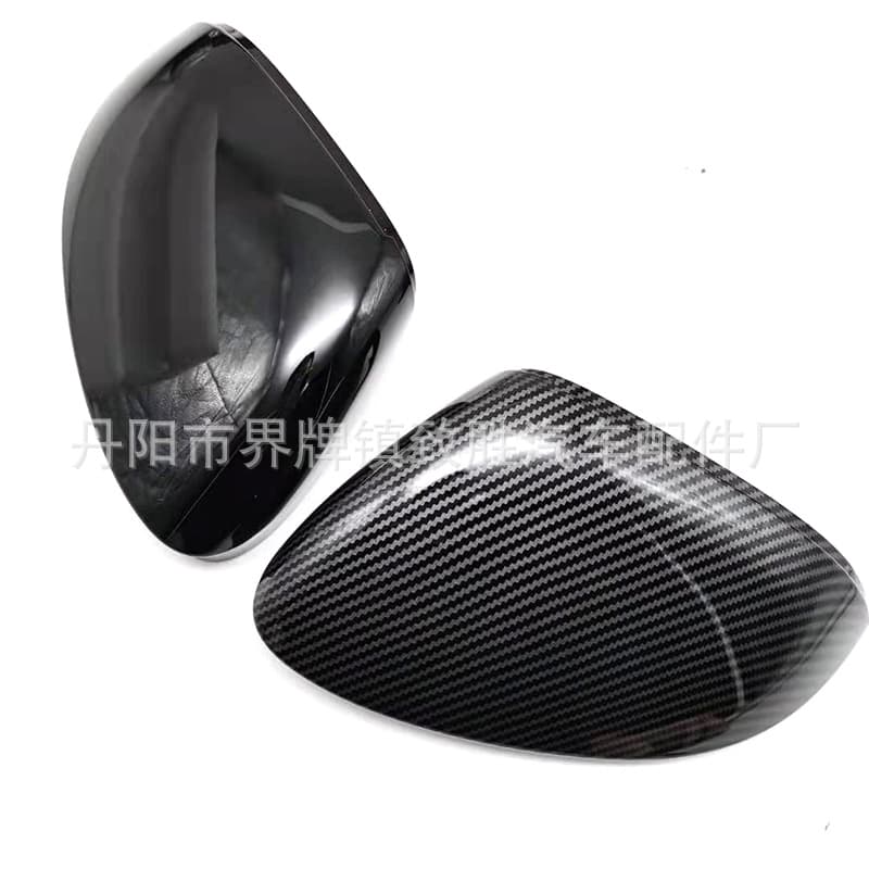 Carbon Fiber Pattern Replacement Rearview Mirror Housing for Volkswagen Golf Mk8 Water Transfer Printing Carbon Fiber Mirror Housing