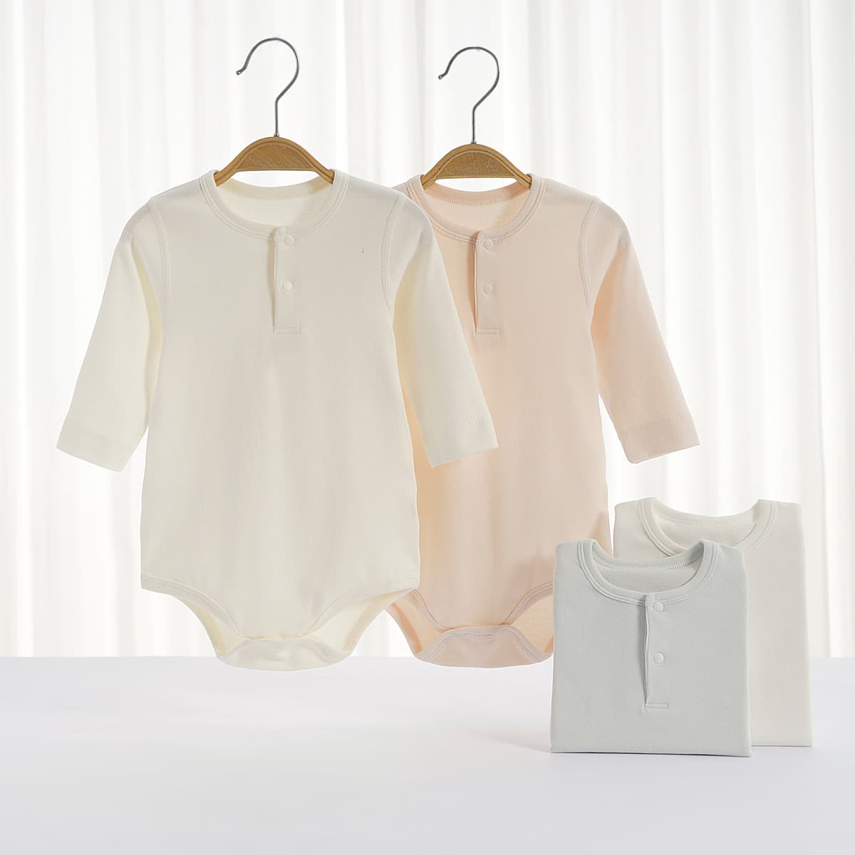 Baby Soft Bodysuit Long Sleeve Spring Autumn Newborn Baby Clothes Infant Triangle Romper Crawling Suit