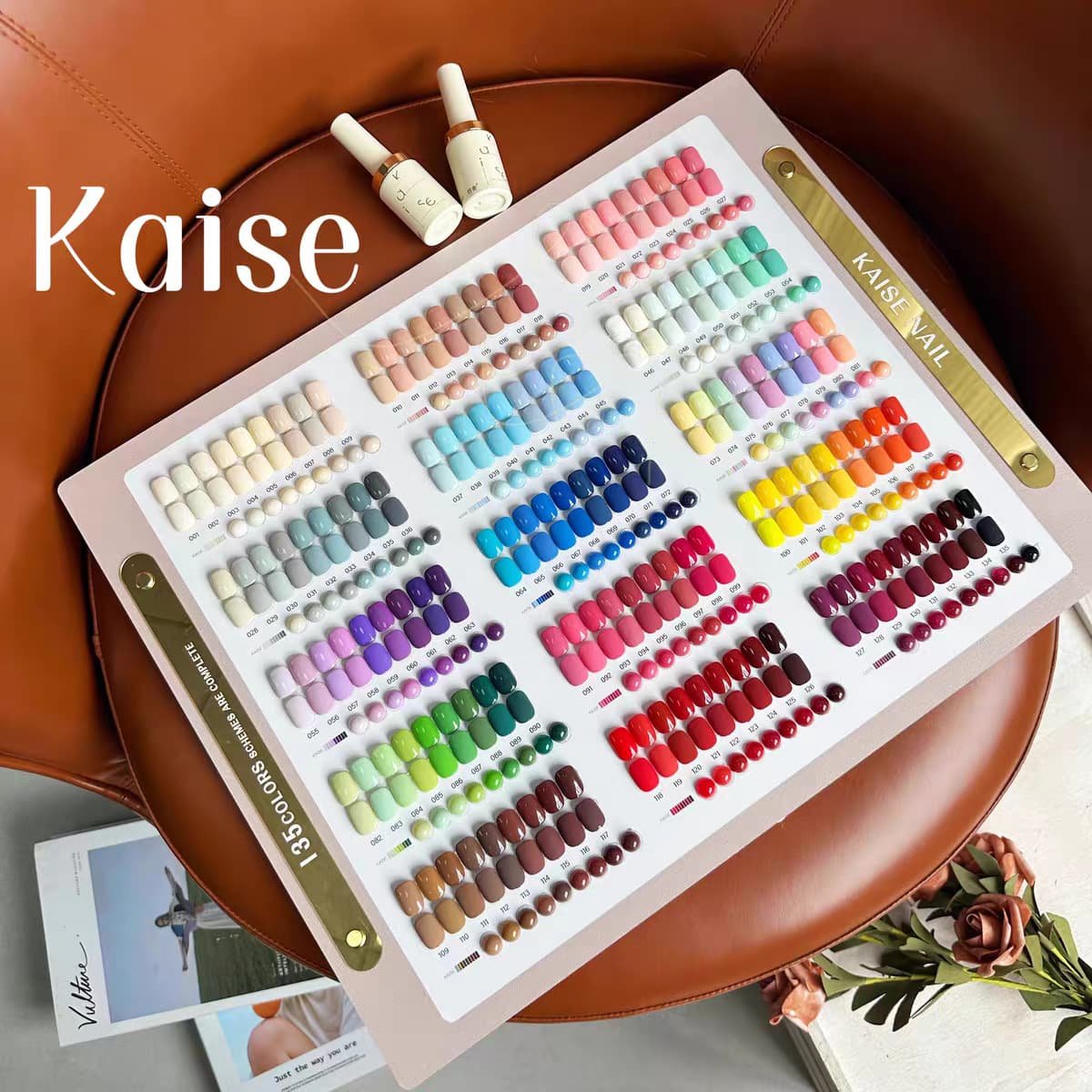 Shexia Kai She Nail 135-Color Cloud Mu Four Seasons Gel Polish Set, Complete Nail Art Kit for Opening a Nail Salon