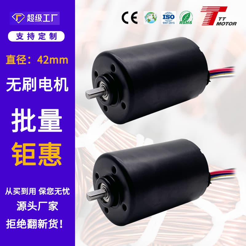 42mm Forward and Reverse Brushless Motor with Built-in Driver, High Power 4266 Brushless Motor 12V 24V