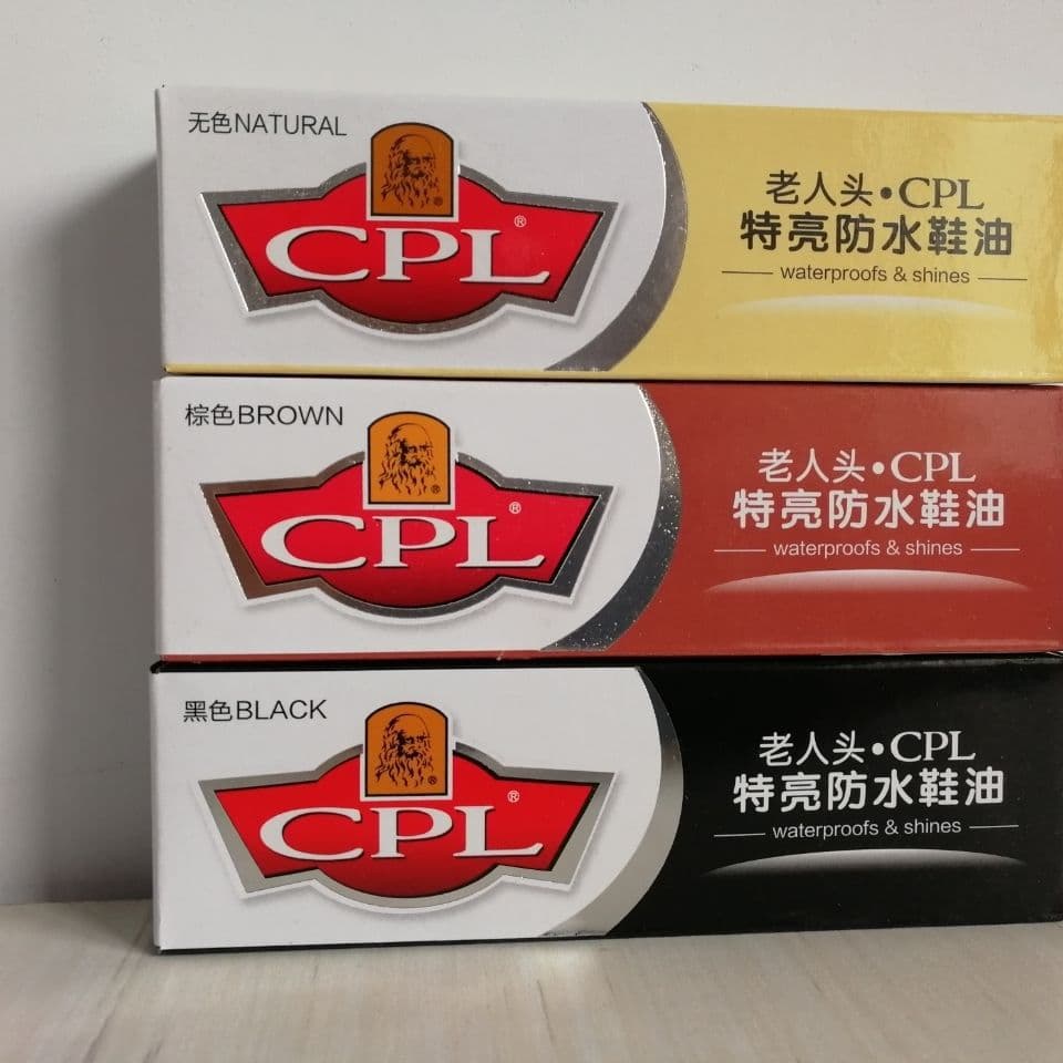 Wholesale 30g Laorentou CPL Paste Shoe Polish Black Brown Colorless Extra Shine Waterproof Shoe Polish