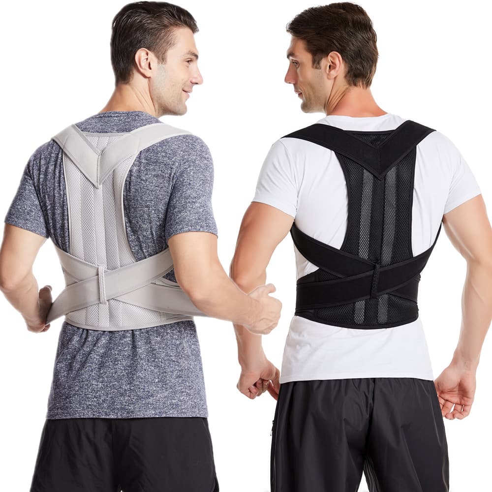 Amazon Adult Abdominal and Back Support Belt with Support Plate for Men and Women, Spinal Posture Correction, Hunchback Corrector
