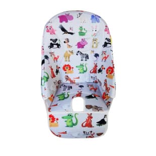 Leather cushion for Peg Perego Siesta/Zero3 high chair, baby high chair accessory