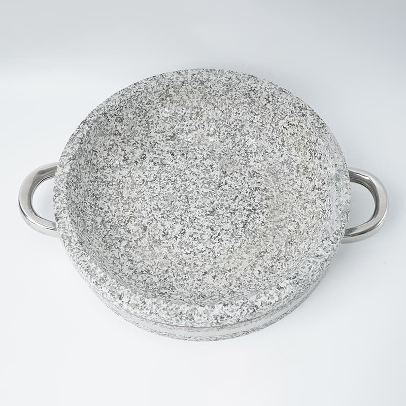 Food-grade stone baking pan, non-stick stone baking pan, Rushan green stone baking pan.