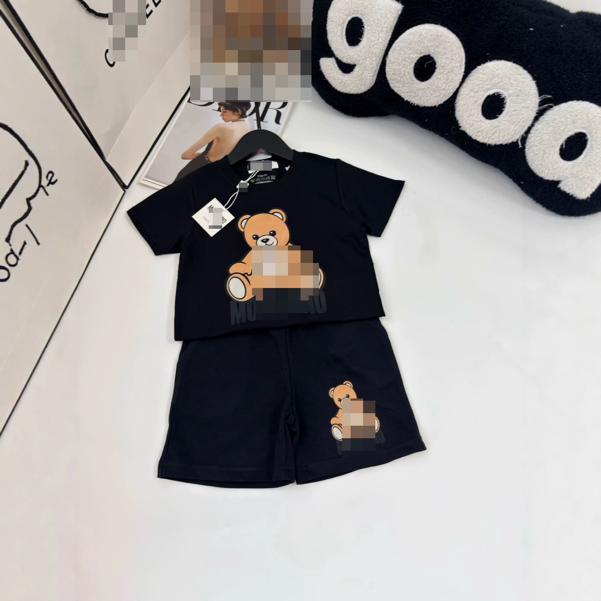 Summer New Children Boys Letter Print T-Shirt 2026 Handsome Cartoon Stylish Comfortable Short Sleeve Sports Set