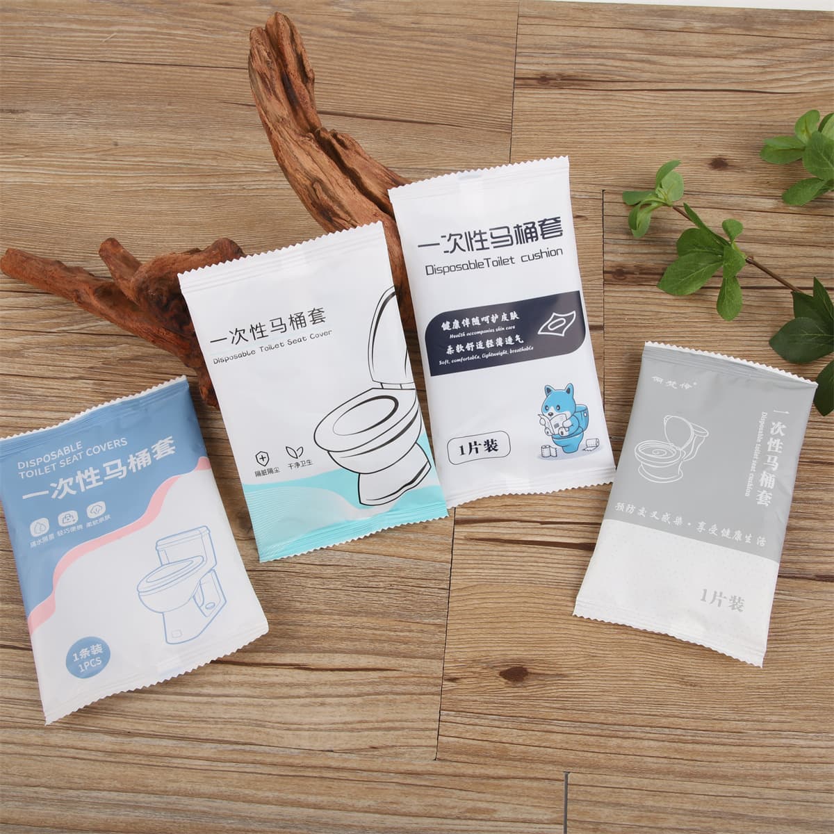 Hotel and homestay disposable toilet seat covers, non-woven fabric, waterproof, thickened, and portable for travel.