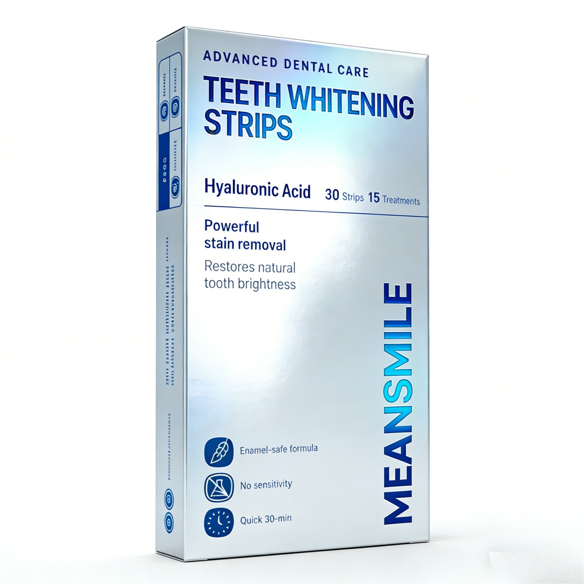[Quick Sample] Cross-border Whitening Strips, Long-lasting Whitening Stain Removal OEM