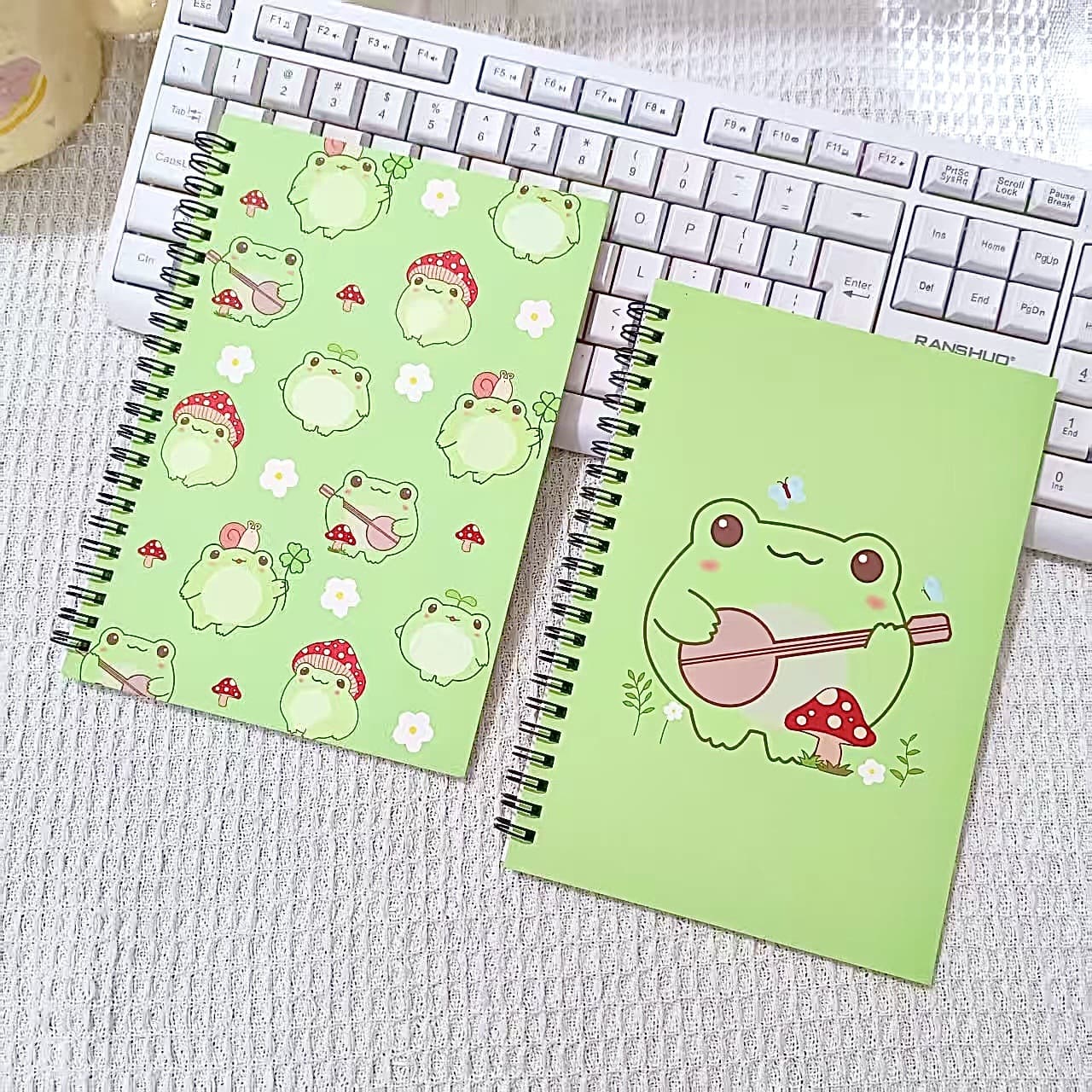 A5 cartoon spiral coil notebook creative animal color notebook high-looking student horizontal line hand ledger