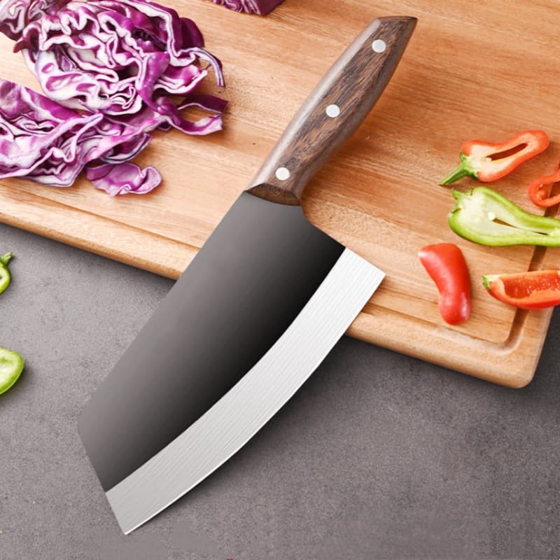 Home Use Sharp Chef Knife, Forged Kitchen Vegetable Cutter, Ultra-fast Slicing Knife for Professional Meat and Vegetable Preparation