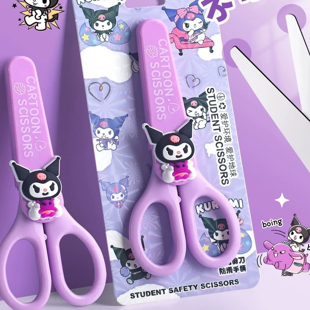 Cartoon Sanrio Children's Safety Scissors Cinnamoroll Kuromi My Melody Simple Cartoon Kindergarten Elementary Student