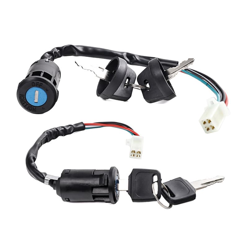 Off-Road Motorcycle Parts Compatible with ATV 50CC-250CC Ignition Switch Start Key