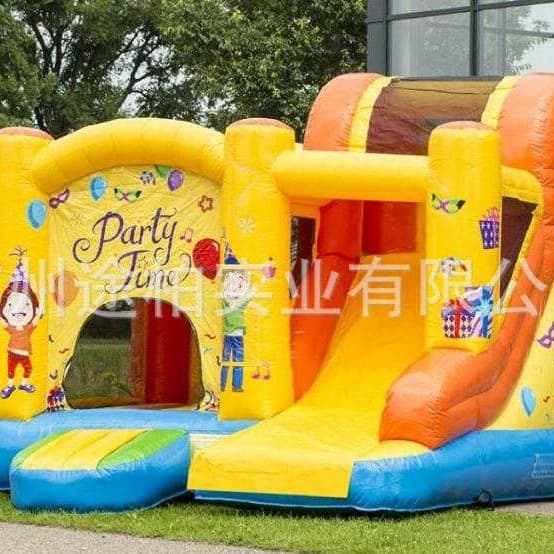 Outdoor Inflatable Castle for Kids, Thickened Outdoor Inflatable Bouncer with Slide, Large Playground Amusement Equipment, Inflatable Manufacturer