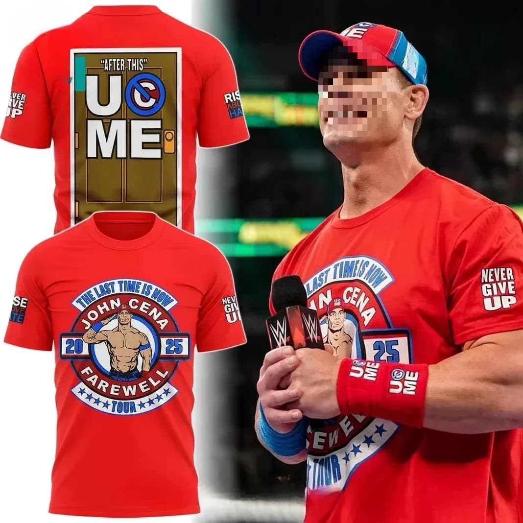 John Cena Wrestling Men's T-Shirt Summer Outdoor Sports Fitness