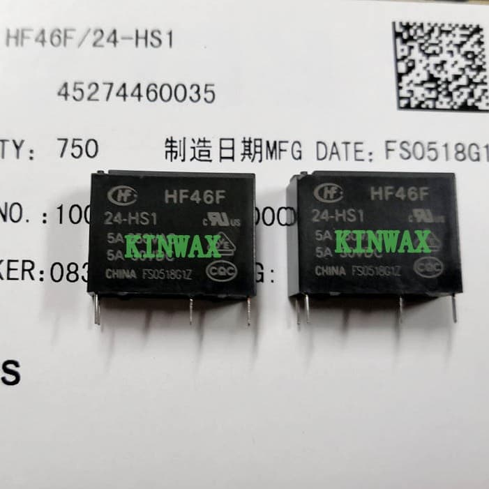 Brand new original genuine HF46F/24-HS1 HF46F-024-HS1 power relay Xiamen