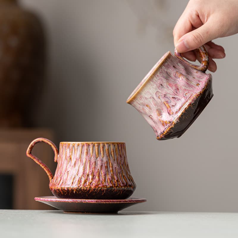 Flowing glaze kiln hand-operated ceramic cup coffee cup hand-pour tasting cup series sensory coffee smelling cup wholesale