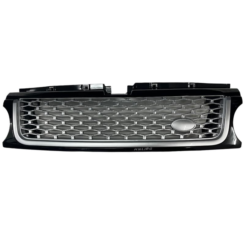 For Land Rover Range Rover Sport 2010-2013 Grille Intake Black Frame Silver Mesh Silver Trim Autograph Edition