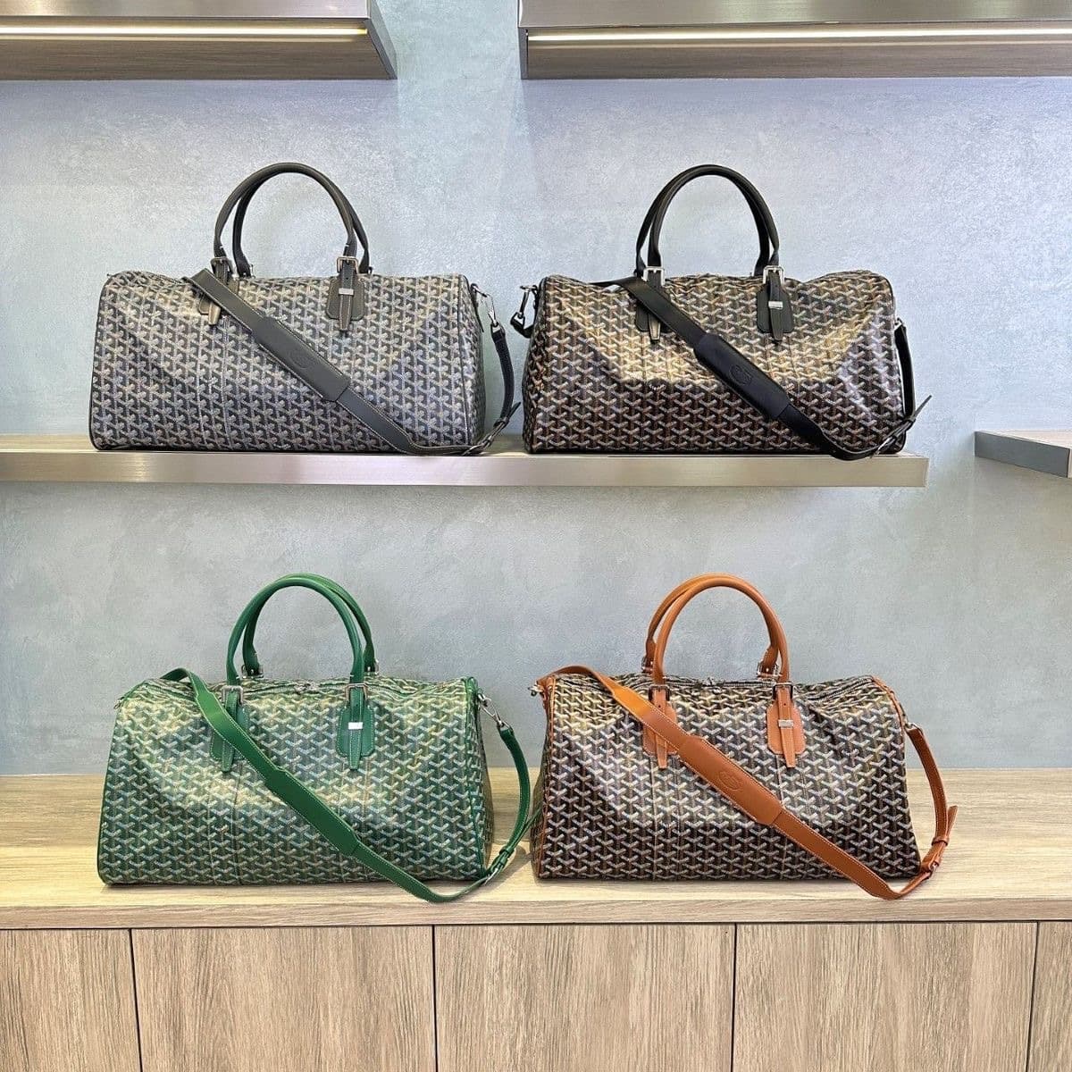 2026 New Dogtooth Pattern Large Capacity Travel Bag Unisex Crossbody Gym Bag Fashion Classic Vintage Business Trip