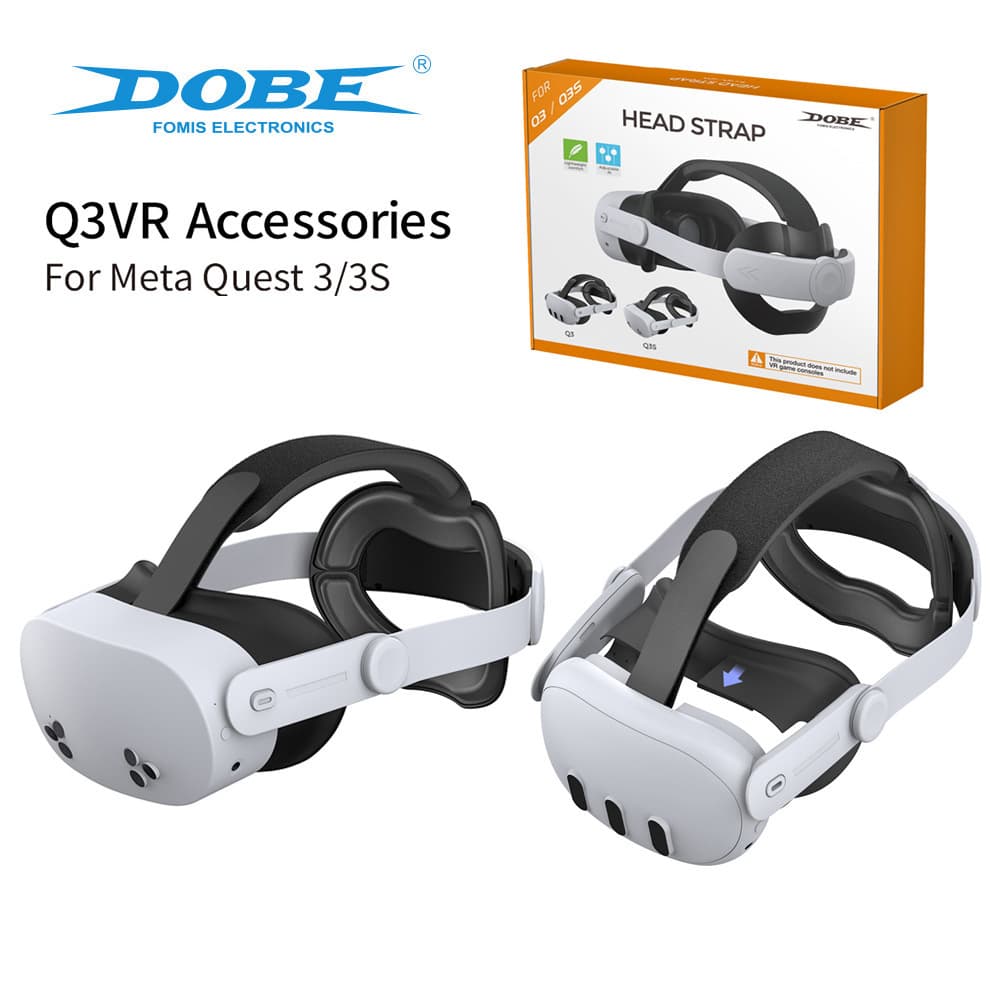 Meta Quest 3S VR Multi-Angle Replacement Head Strap for Quest 3 VR Glasses Adjustable Headband TY-3861