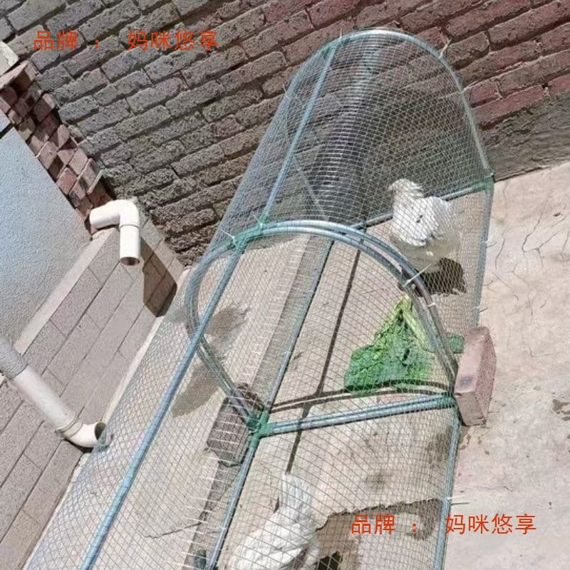 Free-range Chicken Coop Tunnel for Outdoor Garden, Chicken Run, Rabbit Runway