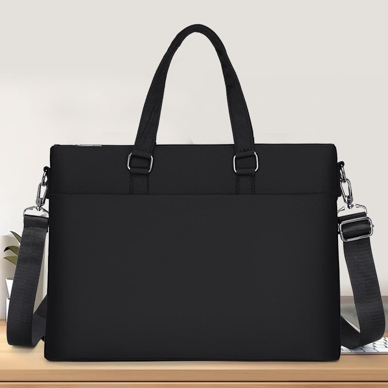 Briefcase Men's Bag Document Bag Customized Logo Large Capacity Portable Conference Bag Men's Briefcase Business 5318